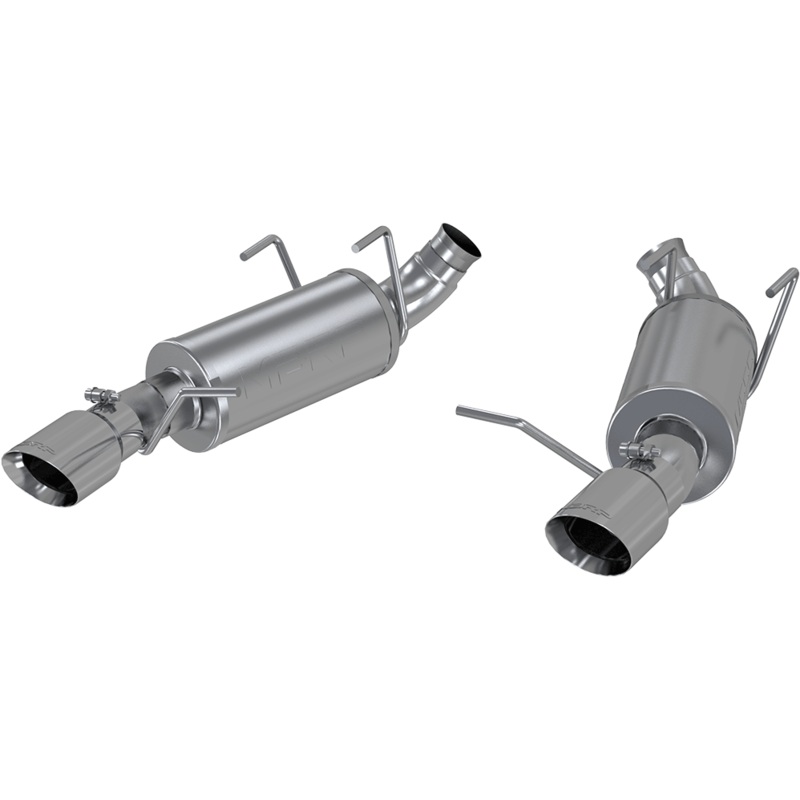 MBRP 3-Inch Street Dual Exit Axle-Back Exhaust w/ Stainless Steel Tips | 2011 – 2014 Ford Mustang V6 (S7227409)