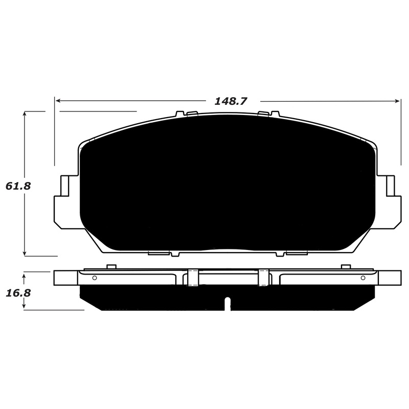 Porterfield Brake Pads for 2016 HONDA ACCORD Sport