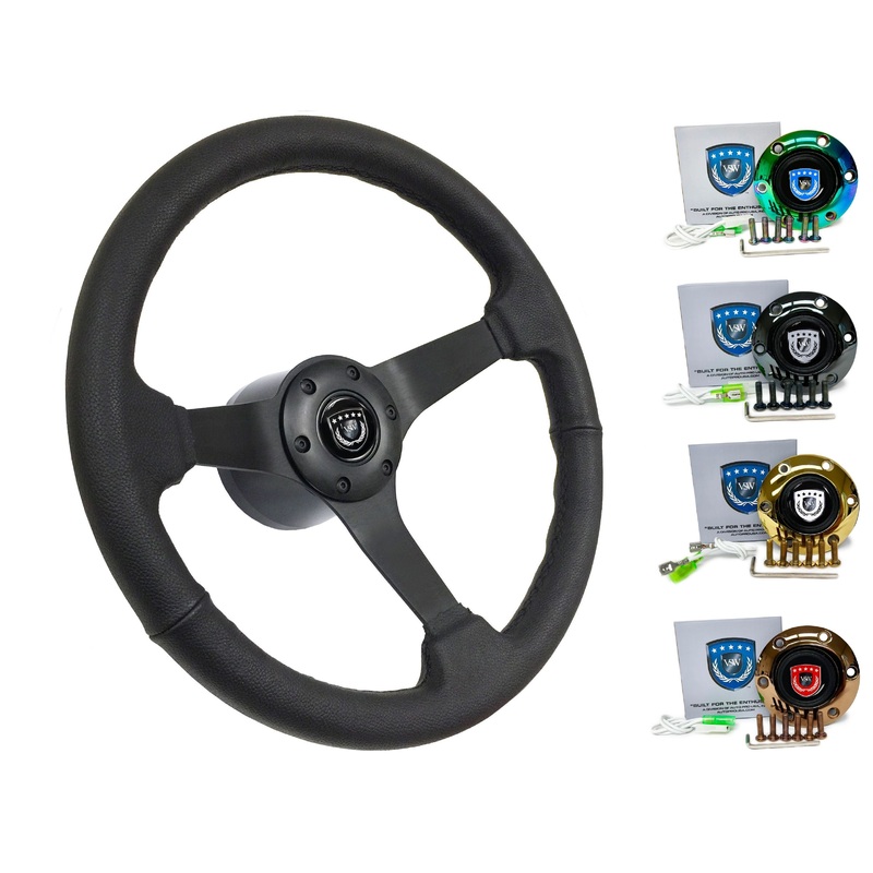 1997-03 Audi A8 Steering Wheel Kit | Black Leather | ST3160BLK