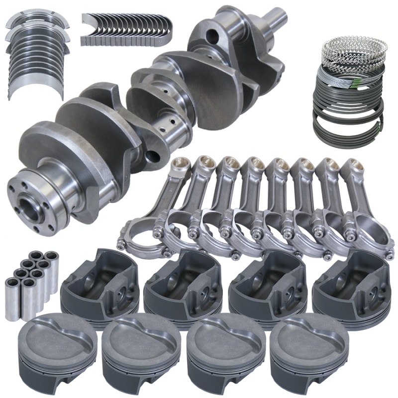 Eagle Ford 351W 4.000in Crank 6.250in I-Beam Rods -20cc Inv Dome 4.040in Pistons Rotating Assembly