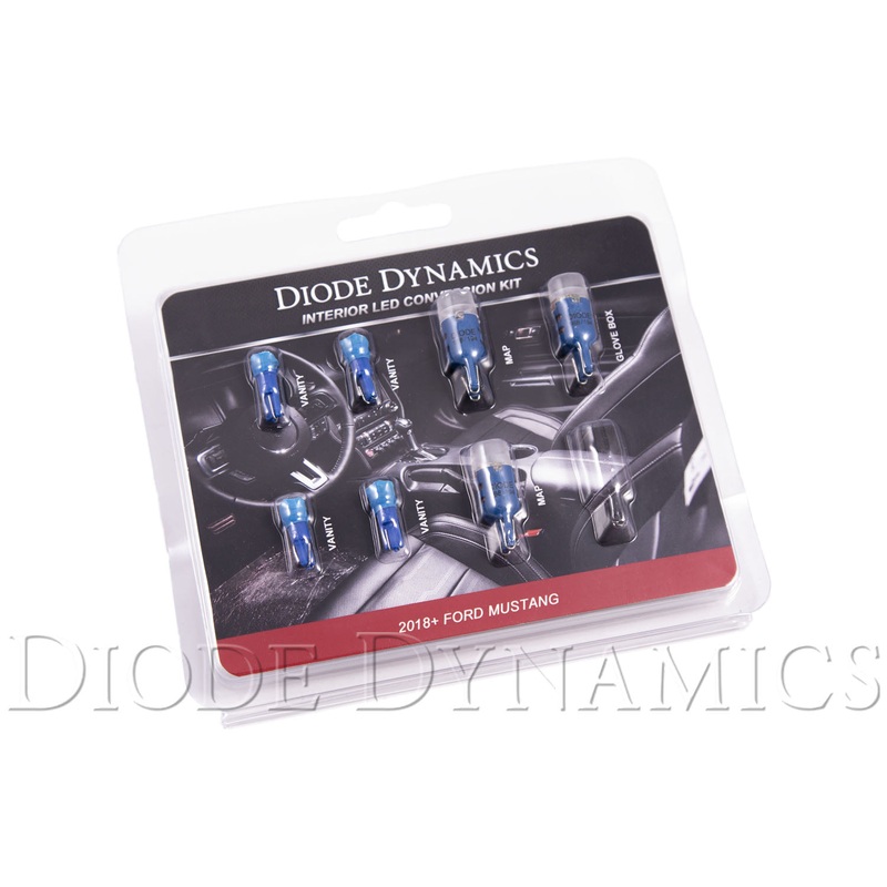 Mustang Interior LED Light Kit 18-19 Mustang Stage 2 Blue Diode Dynamics