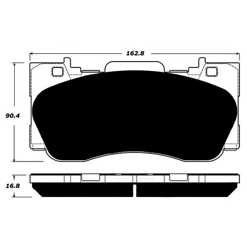 Porterfield Brake Pads for 2018 FORD Mustang EcoBoost Perf. Pkg