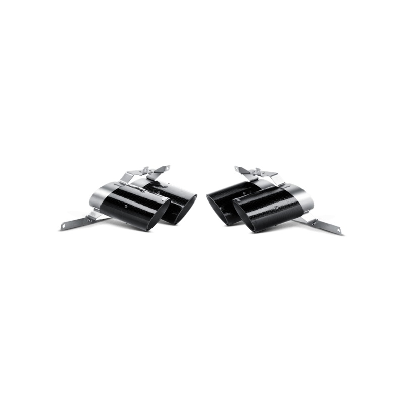 Akrapovic 10-14 Lamborghini Gallardo LP 570-4 Coupe/Spyder Tail Pipe Set (Carbon)