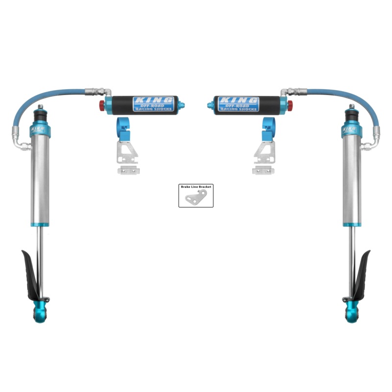 King Shocks 2024+ Toyota Tacoma 2.5 Dia Remote Reservoir Shock w/Adjuster (Pair) – Rear