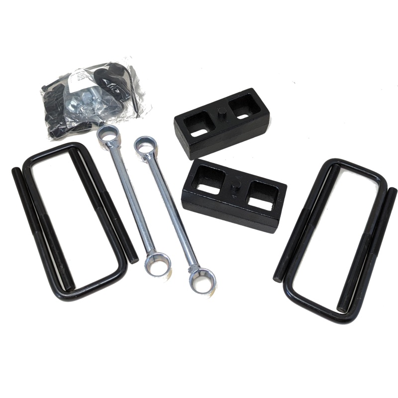 Zone Offroad 2″ Rear Lift Block & U-Bolt Kit | ZONN2209 | 2016 – 2024 Nissan Titan XD