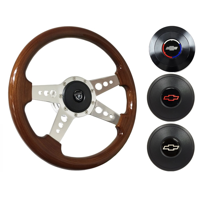 1969-75 Corvette Steering Wheel Kit | Mahogany Wood | ST3082