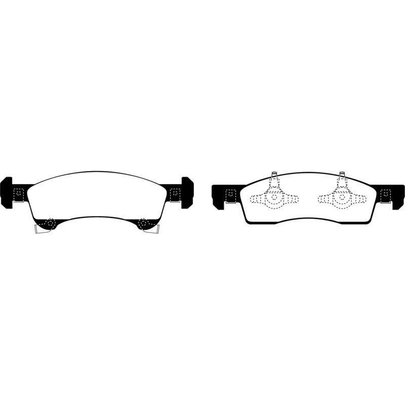 EBC 02-06 Ford Expedition 4.6 2WD Ultimax2 Front Brake Pads