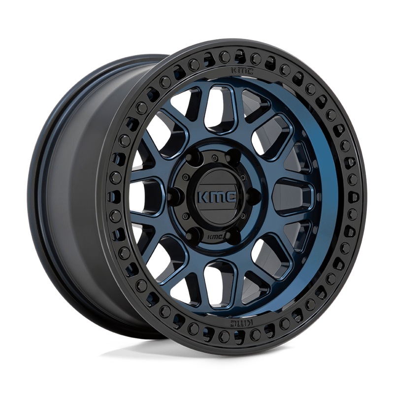 KMC Wheels KM549 GRS 17″ 6×120 Midnight Blue With Gloss Black Lip