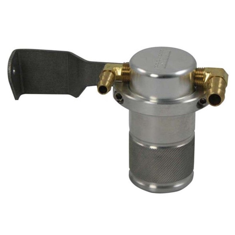 Moroso Air/Oil Separator Catch Can Small Body Billet Aluminum Toyota Tundra 2007-2014 | 85650