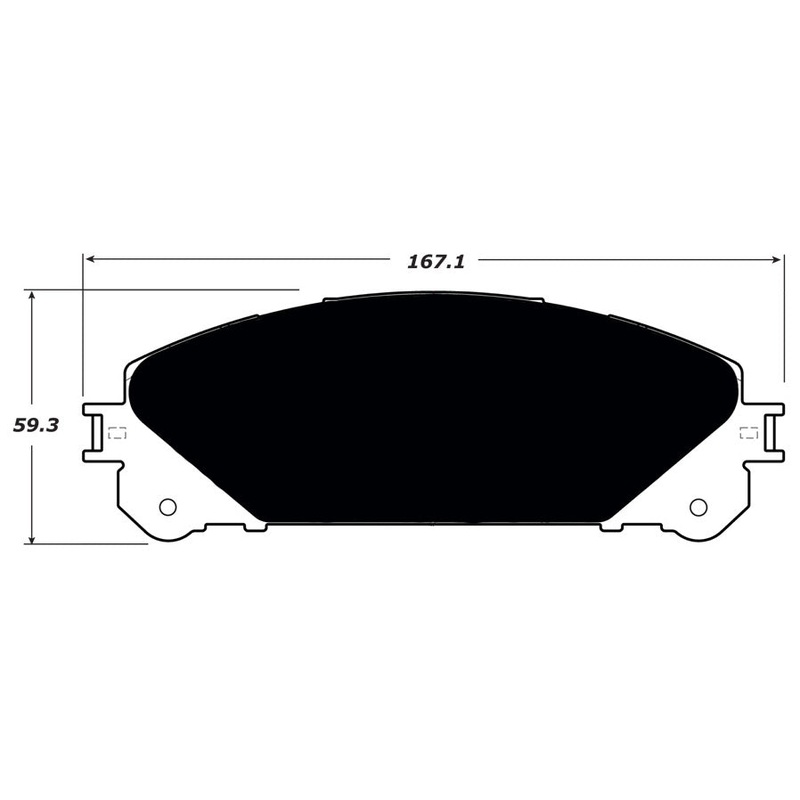Porterfield Brake Pads for 2017 LEXUS NX200T/ NX300H