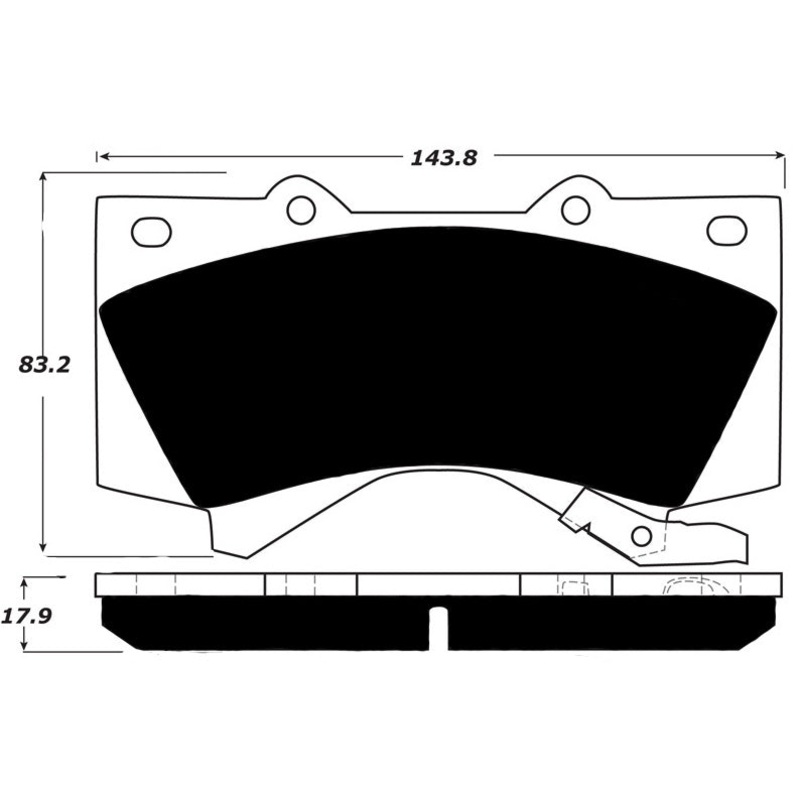 Porterfield Brake Pads for 2019 LEXUS LX 570