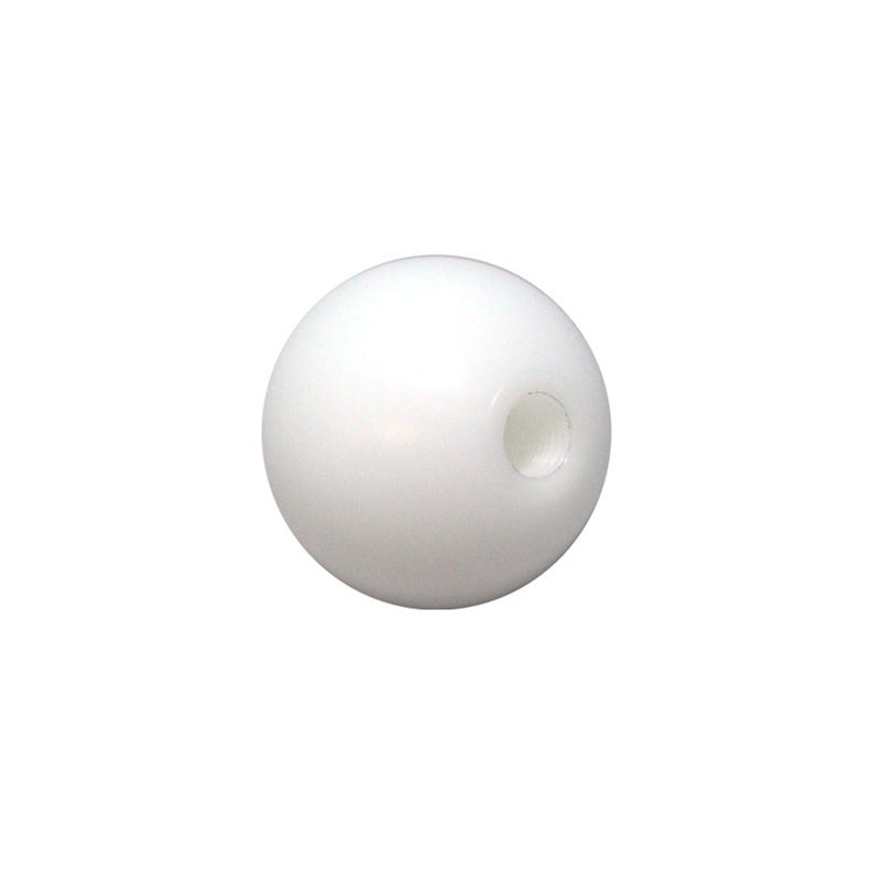 Torque Solution Delrin 50mm Round Shift Knob (White): Universal 12×1.25