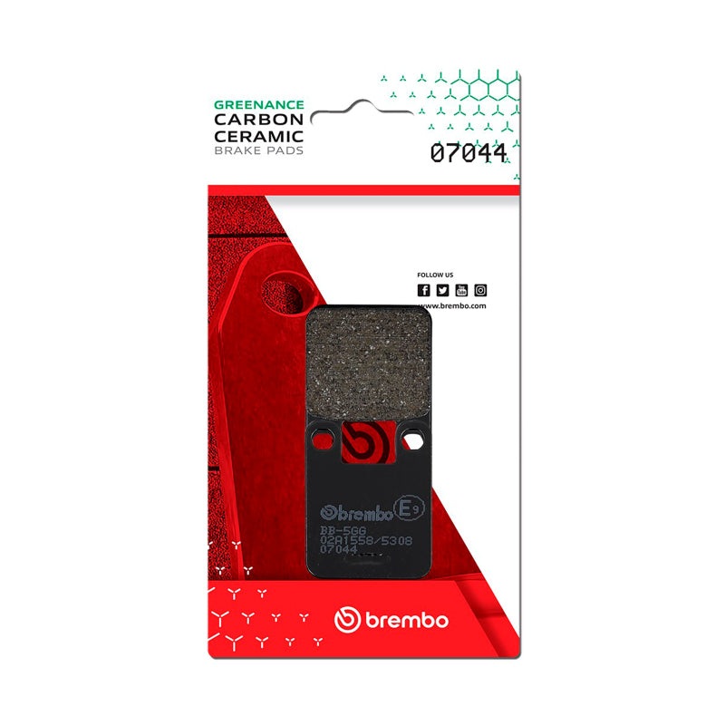 Brembo OE Suzuki A/Suzuki Ay/Suzuki Ux/Yamaha Dt/Yamaha Tzr Carbon Ceramic Brake Pad – Rear