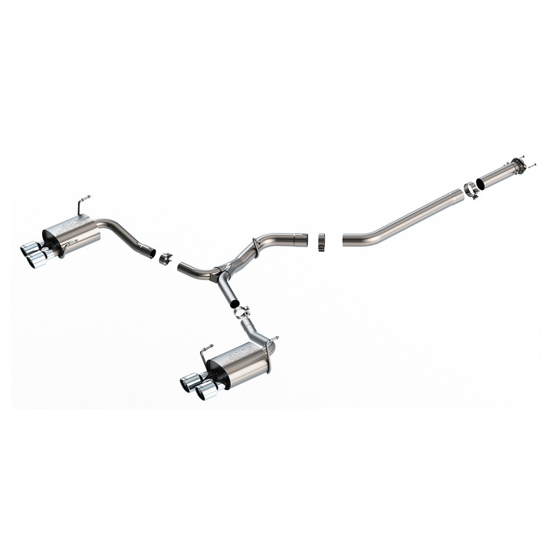 Borla [22-25 WRX] S-Type Catback Exhaust Polished Tips | 140907