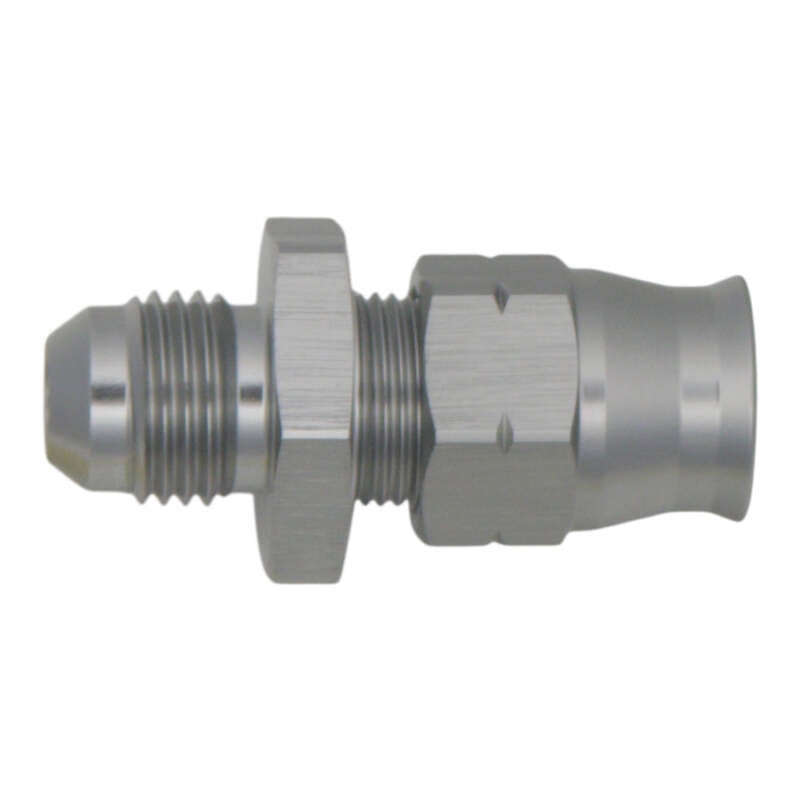 DeatschWerks 6AN Male Flare to 3/8in Hardline Compression Adapter – Includes 1 Olive Insert