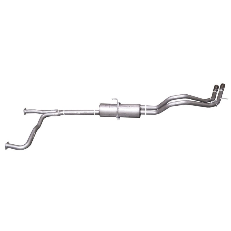 Gibson 04-09 Nissan Titan LE 5.6L 2.5in Cat-Back Dual Sport Exhaust – Stainless