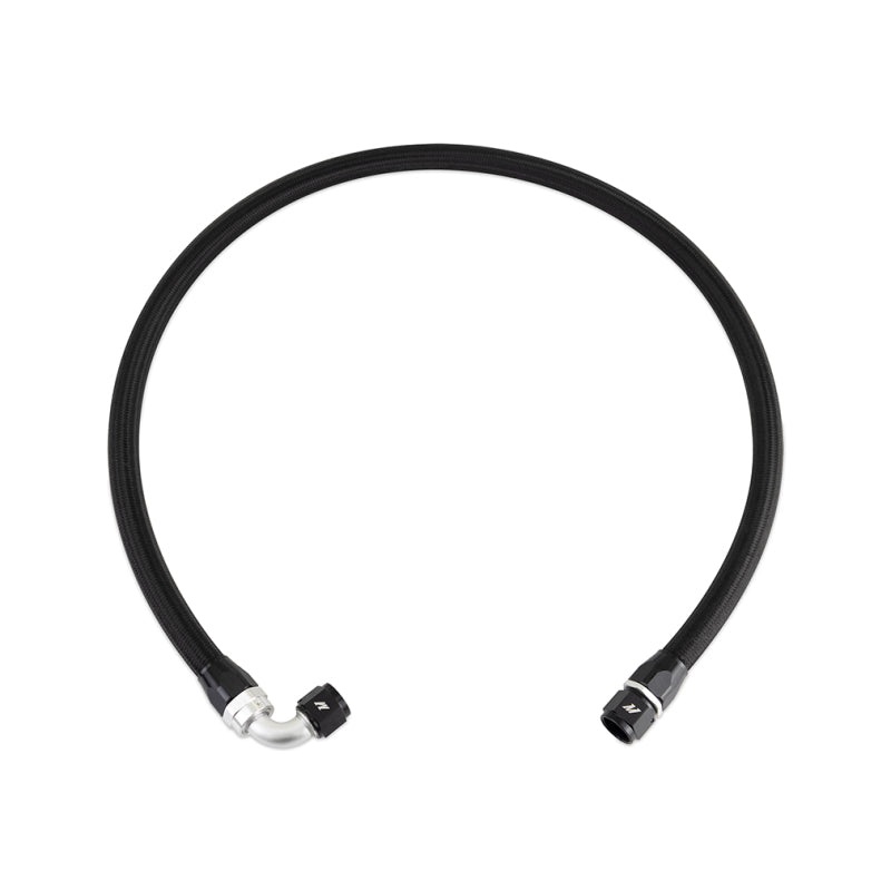 Mishimoto 3Ft Stainless Steel Braided Hose w/ -10AN Straight/90 Fittings – Black