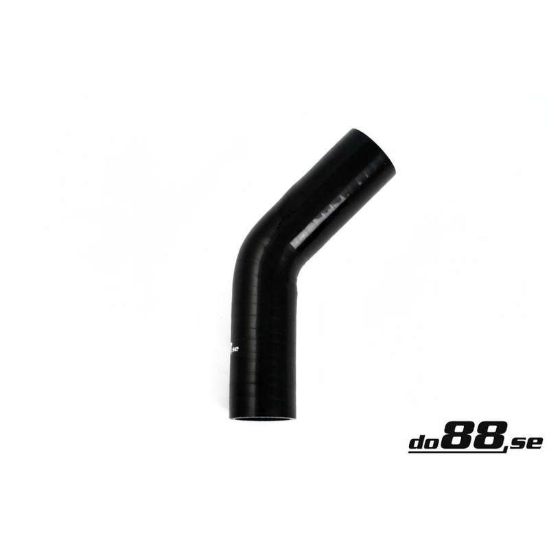 Silicone Hose Black 45 degree 0,875” (22mm)