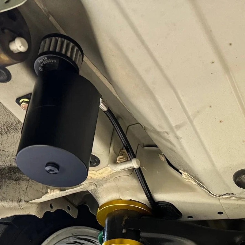 Chase Bays 4AN Inlet Differential Vent Oil Catch Can w/Type Three Bracket