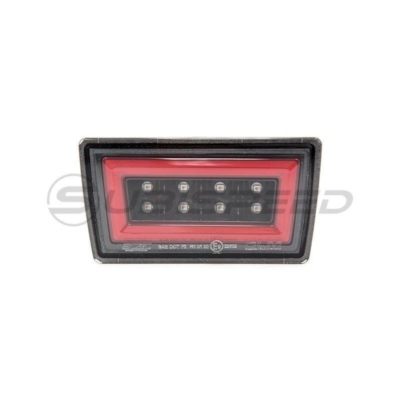 OLM NB+R Rear Brake Light Clear Lens Red Bar – 15+ WRX/STI