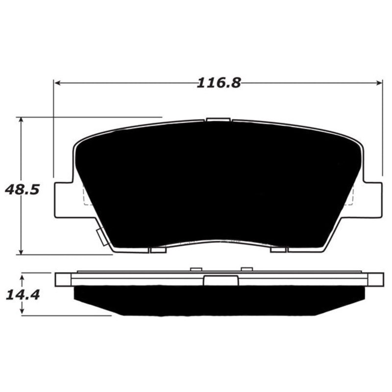 Porterfield Brake Pads for 2013 HYUNDAI GENESIS COUPE GrandTouring