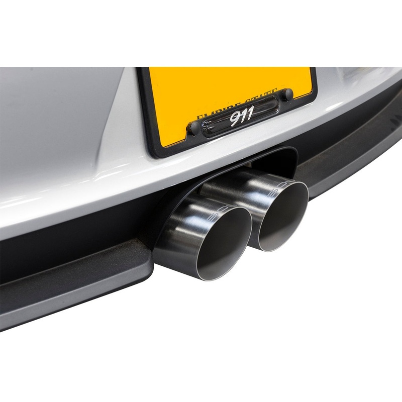 SOUL 14-19 Porsche 991.1 GT3 / GT3 RS Bolt-On Exhaust Tips – 4in Straight Cut Brushed Finish Tips