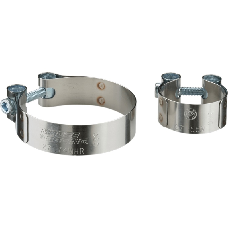 Stainless Steel Exhaust Clamp By Moose Racing