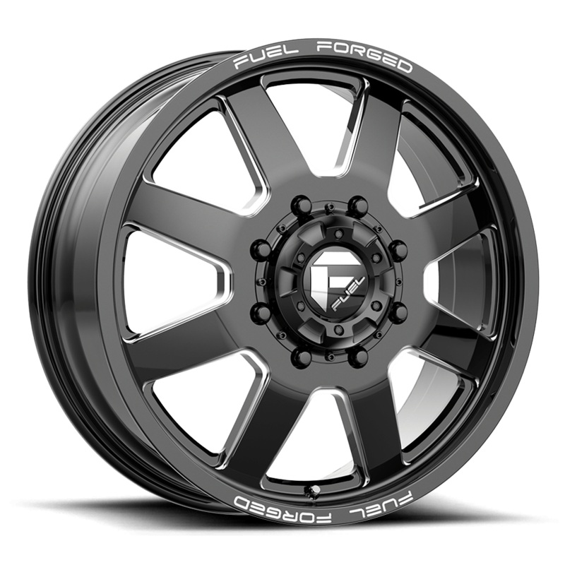 Fuel Wheels DE09 FF09D 24″ 8×210 Matte Black Milled