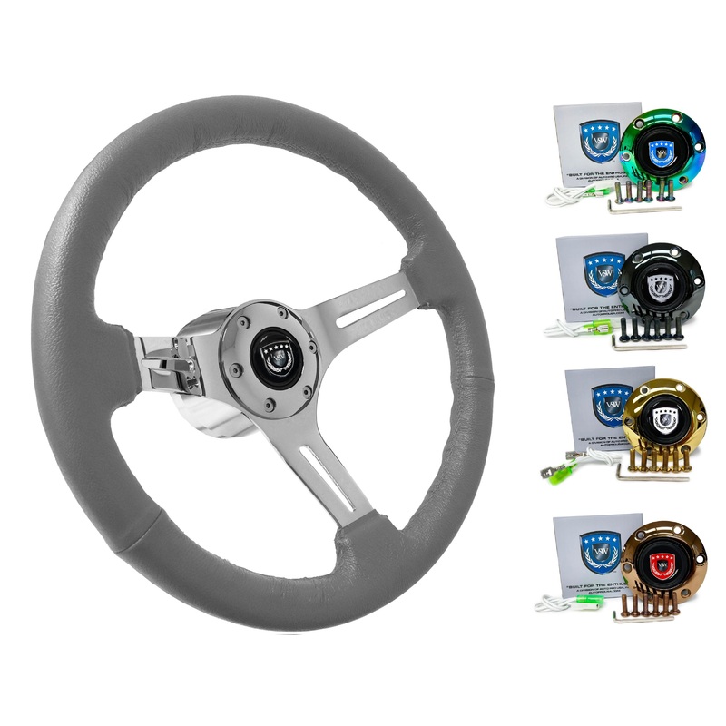 Mazda RX-7 Steering Wheel Kit | Grey Leather | ST3012GRY