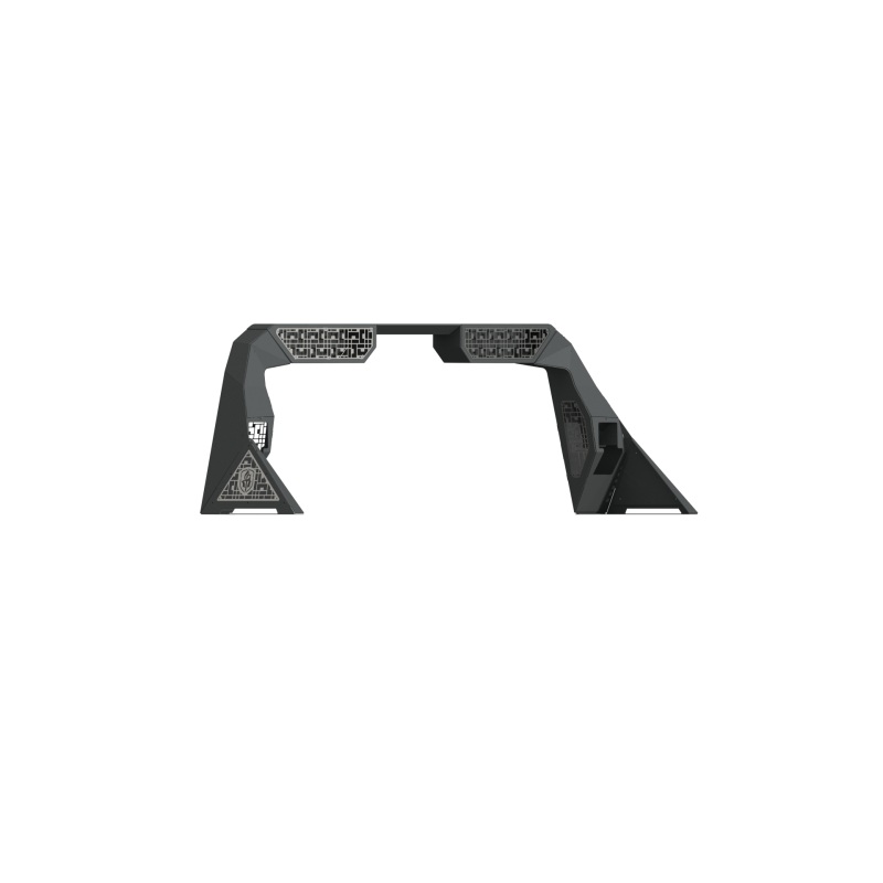 Road Armor 99-20 Ford F-250 iD Headache Rack w/Bedrail Pods/Dual 10in Pod/Brake Lamp Relief/iD – Raw