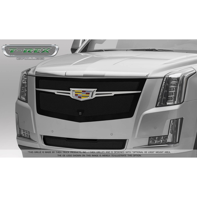 T-Rex Upper Class Main Grille Replacement 2015-2016 Cadillac Escalade (Black w/ Brushed Center Trim Piece)