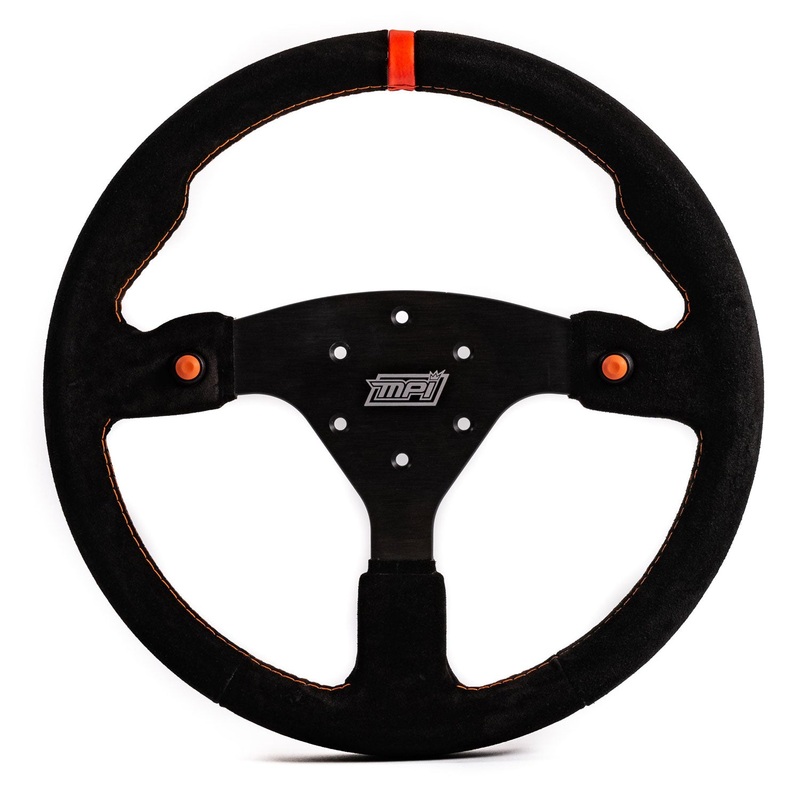 Max Papis Innovations – F-14-2B Flat Suede 2-Button Steering Wheel