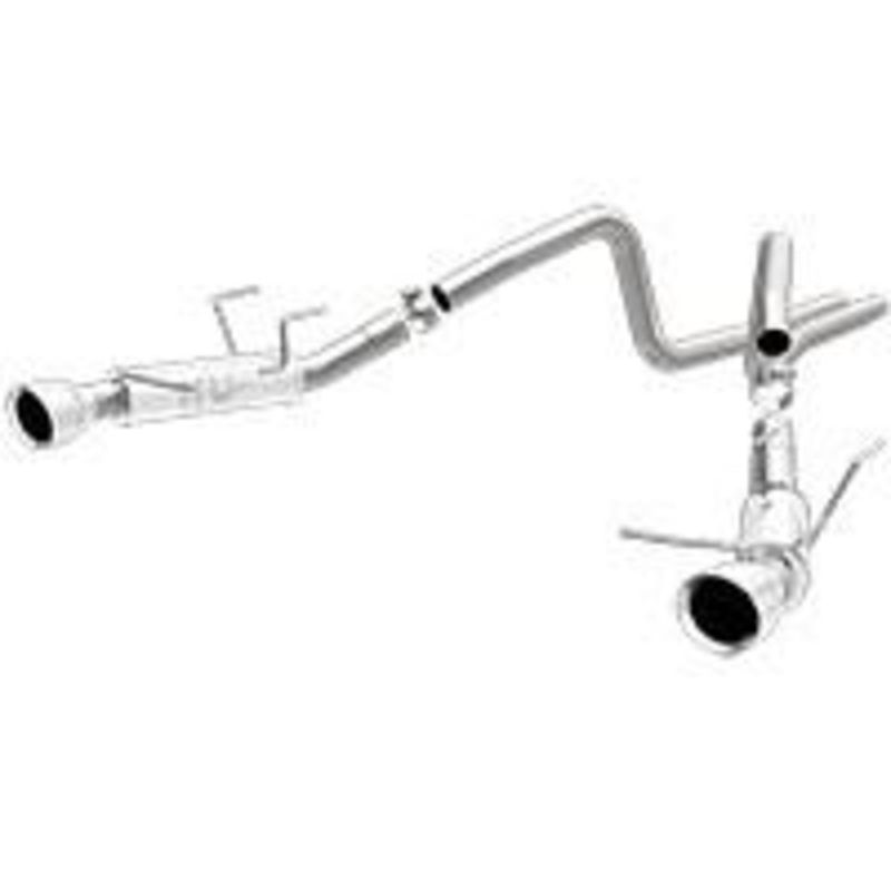 2014 Ford Mustang Cat Back Exhaust; Copmpetition Series; Dual Split Rear Exit by Magnaflow (15245)