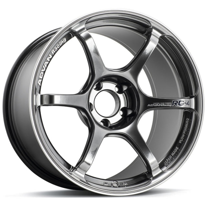 Advan RG-4 Wheel – 18×8.5 +50 | 5×114.3 | Racing Hyper Black & Ring