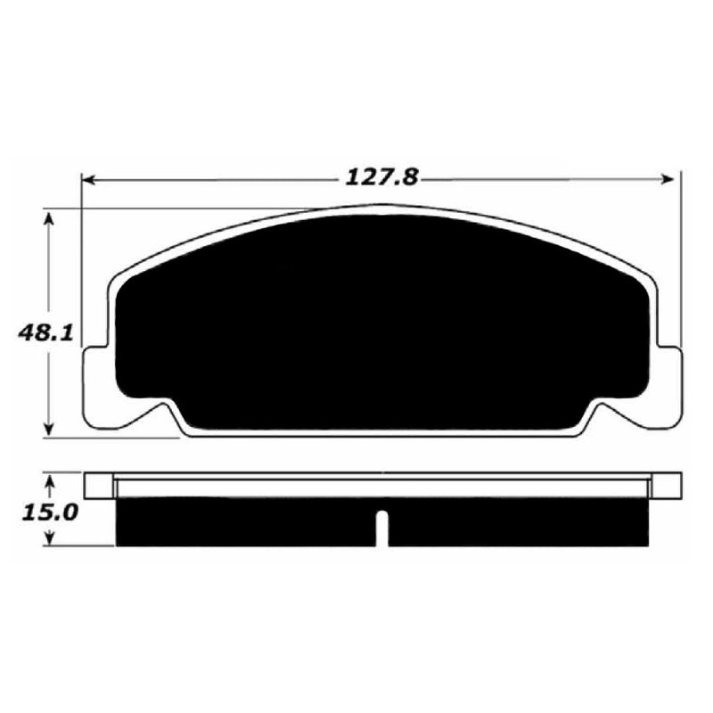 Porterfield Brake Pads for 1993 HONDA CIVIC Sedan DX A/T