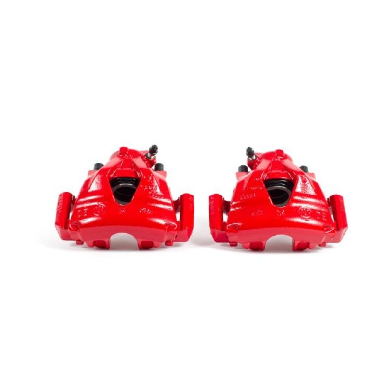 Power Stop 00-06 Audi TT Front Red Calipers w/Brackets – Pair