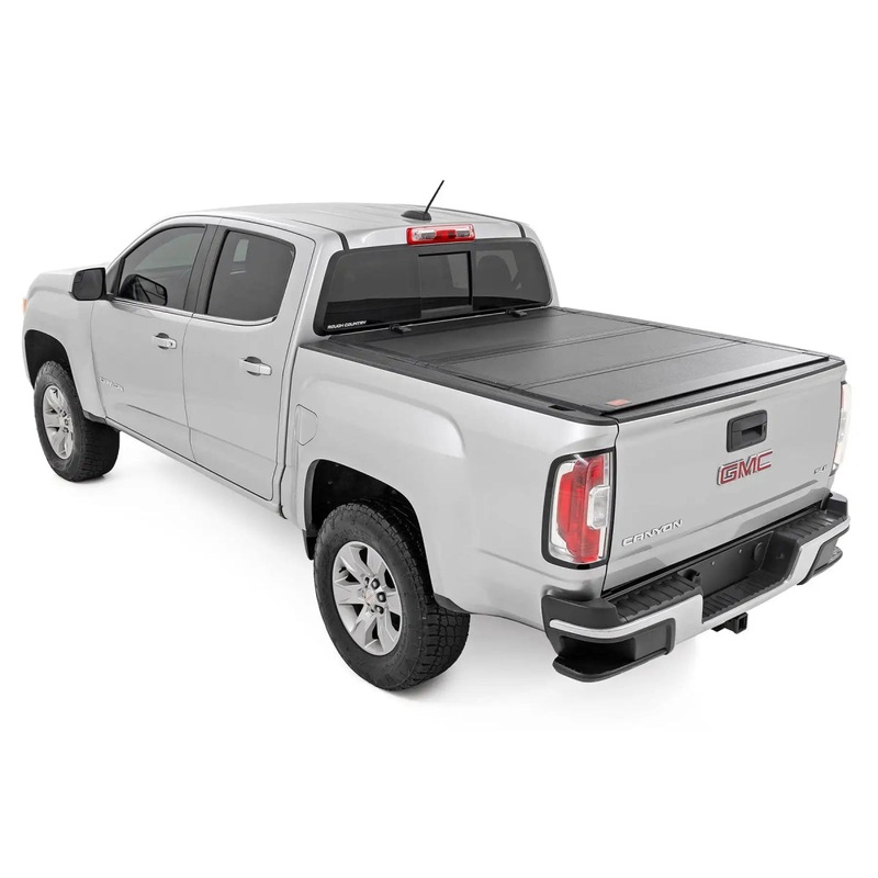 Rough Country Hard Tri-Fold Flip Up Bed Cover Chevy/GMC Canyon/Colorado (15-24)