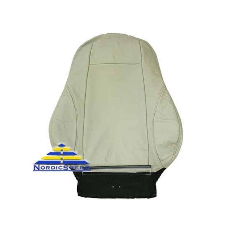 Leather Seat Cover L50 Beige Front RH Passenger Side Backrest OEM SAAB