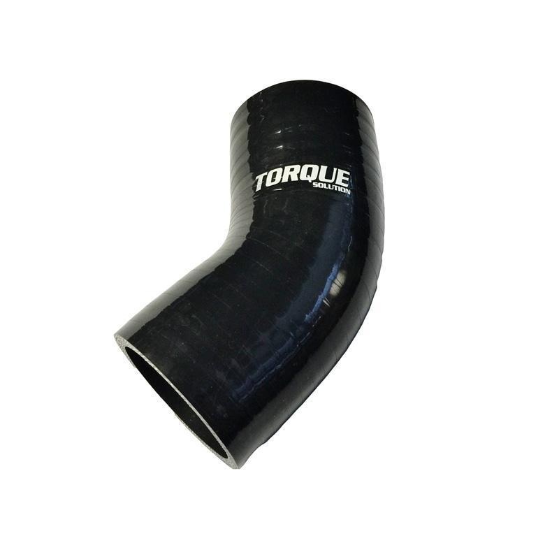 Torque Solution 45 Degree 2.5″ Silicone Elbow (TS-CPLR-45D25BK)