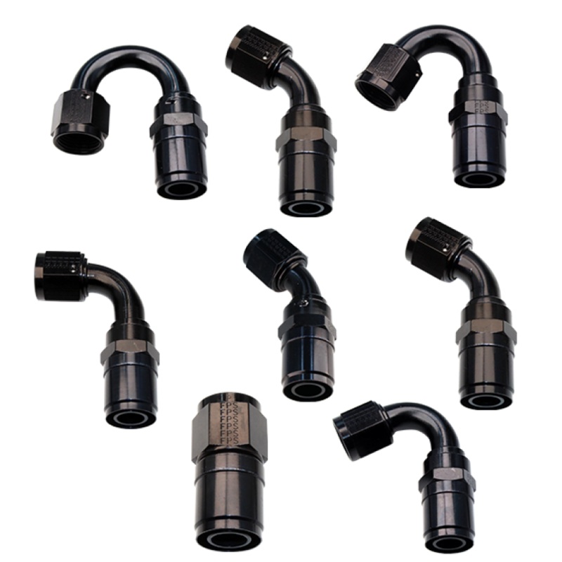 Fragola -12AN Race-Rite Crimp-On Hose End 90 Degree