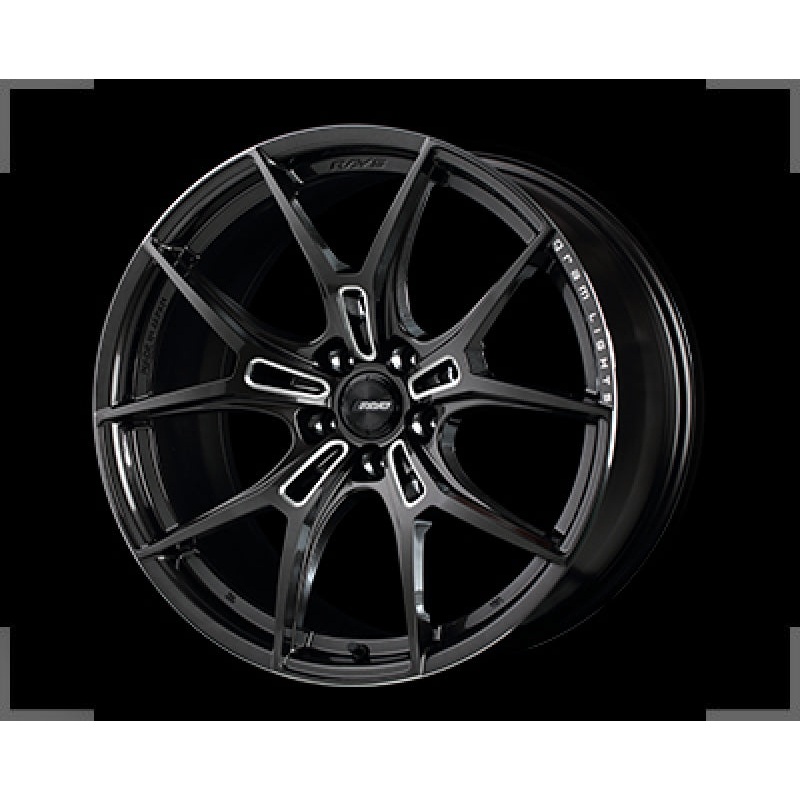 Gram Lights 57FXZ 20×10.5 +36 5-120 Super Dark Gunmetal & Machining Rim Edge DC Wheel
