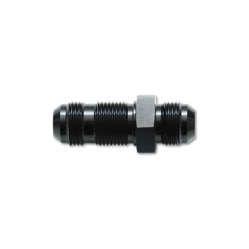 Vibrant -12AN Flare Straight Bulkhead Adapter Fitting – Aluminum
