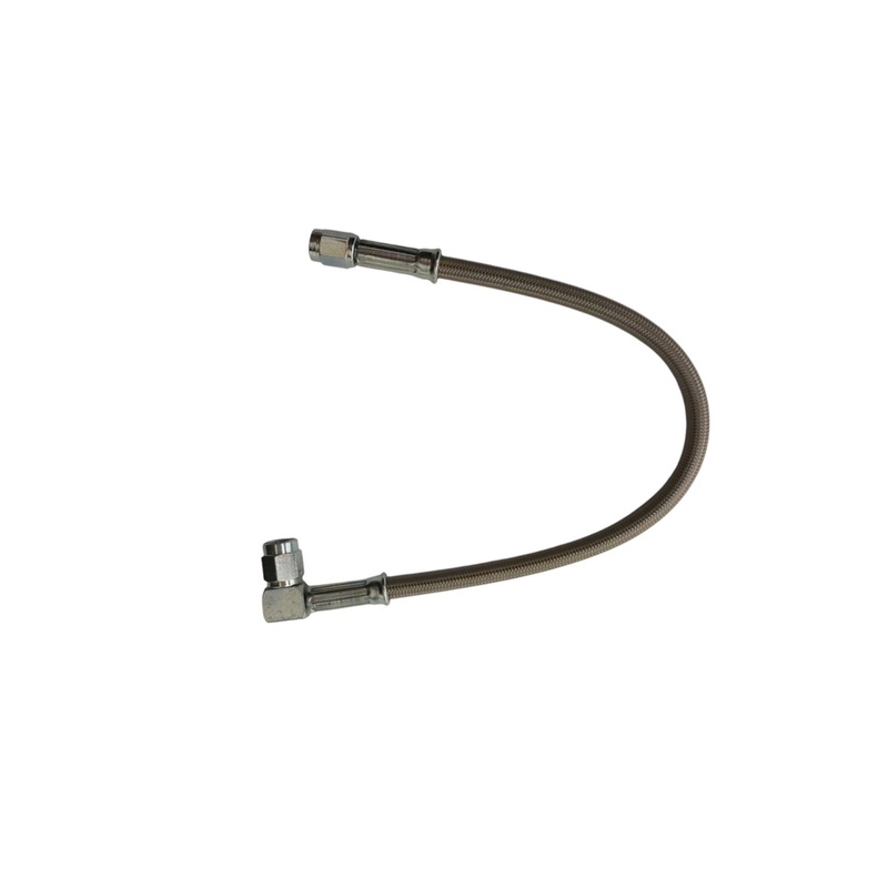 Fragola -3 AN Straight x -3 AN 90 48″ Hose Assembly 321048