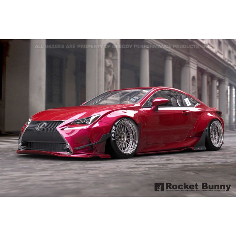 GReddy Rocket Bunny Rear Fenders | 2015+ Lexus RC F (17010265)