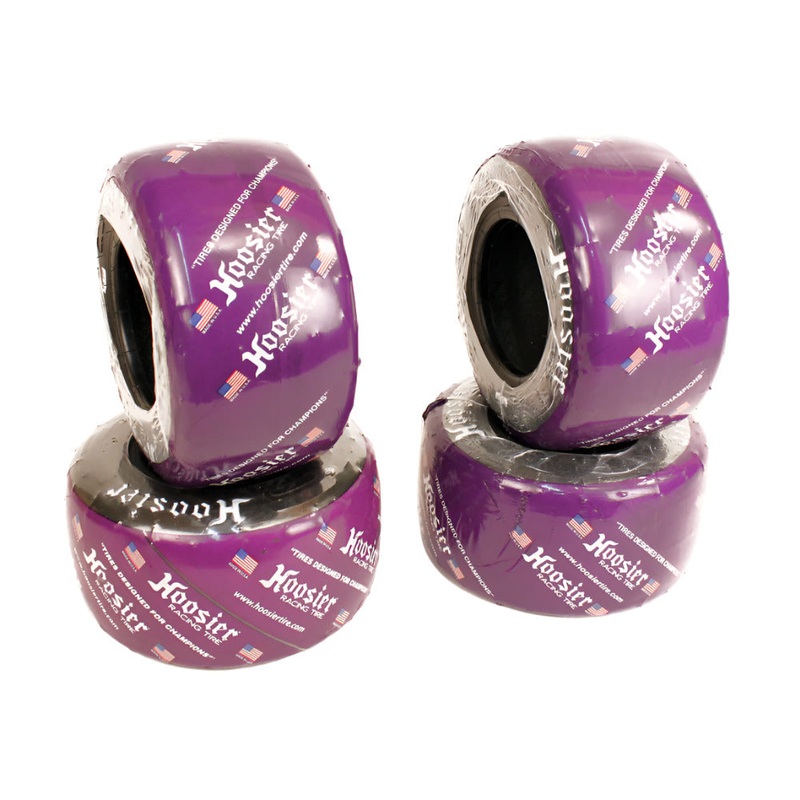 Hoosier R60A 10×4.50-5 Slick Tire Set, 4 Tires