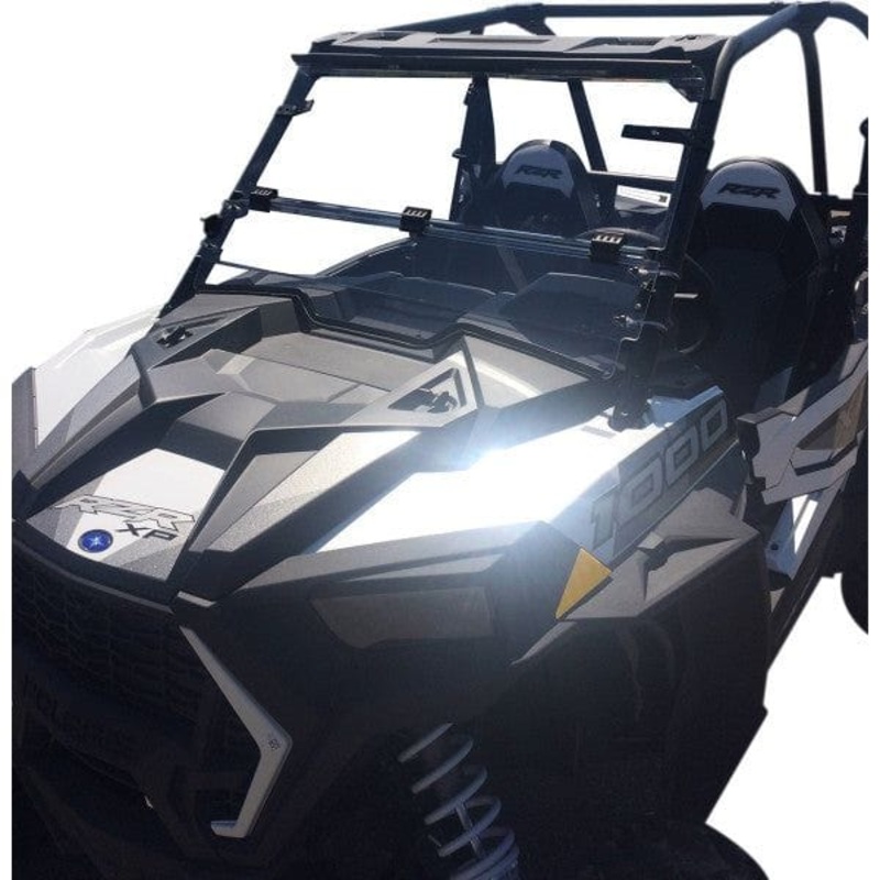 Polaris RZR Xp Folding Full Windshield by Moose Utility
