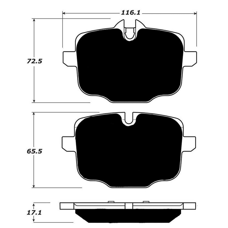 Porterfield Brake Pads for 2018 BMW 740eX – M Sport Brakes