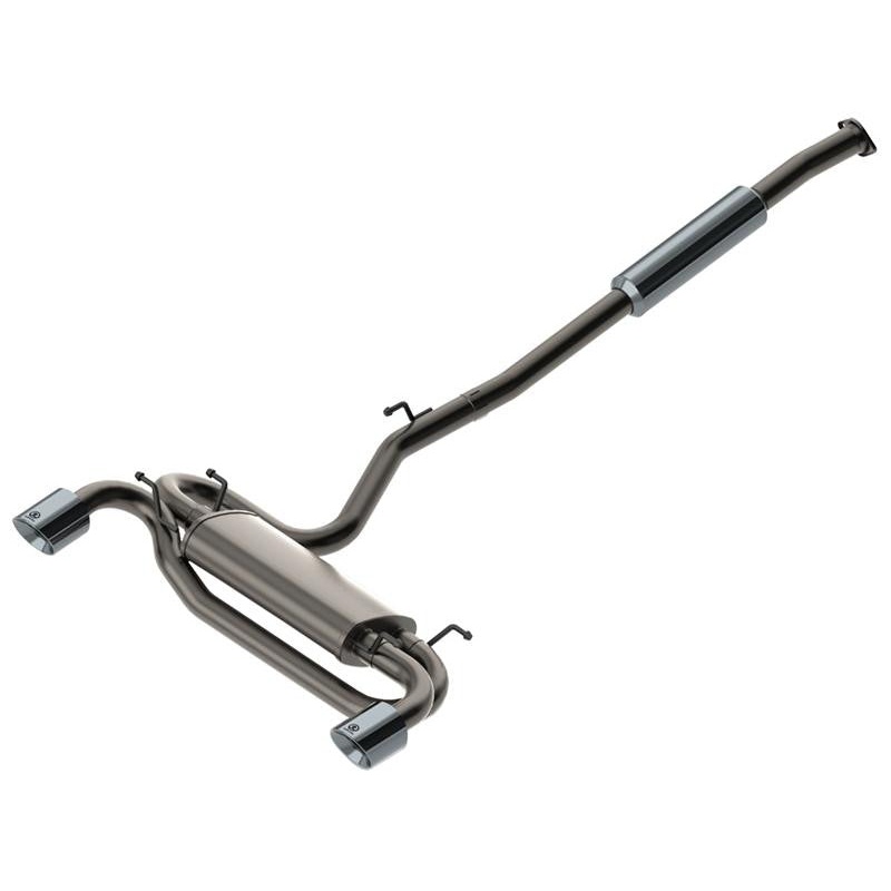 aFe Takeda Exhaust 304SS Dual Cat-Back w/ Polished Tips 08-13 Mitsubishi Lancer Evo X L4 2.0L Turbo