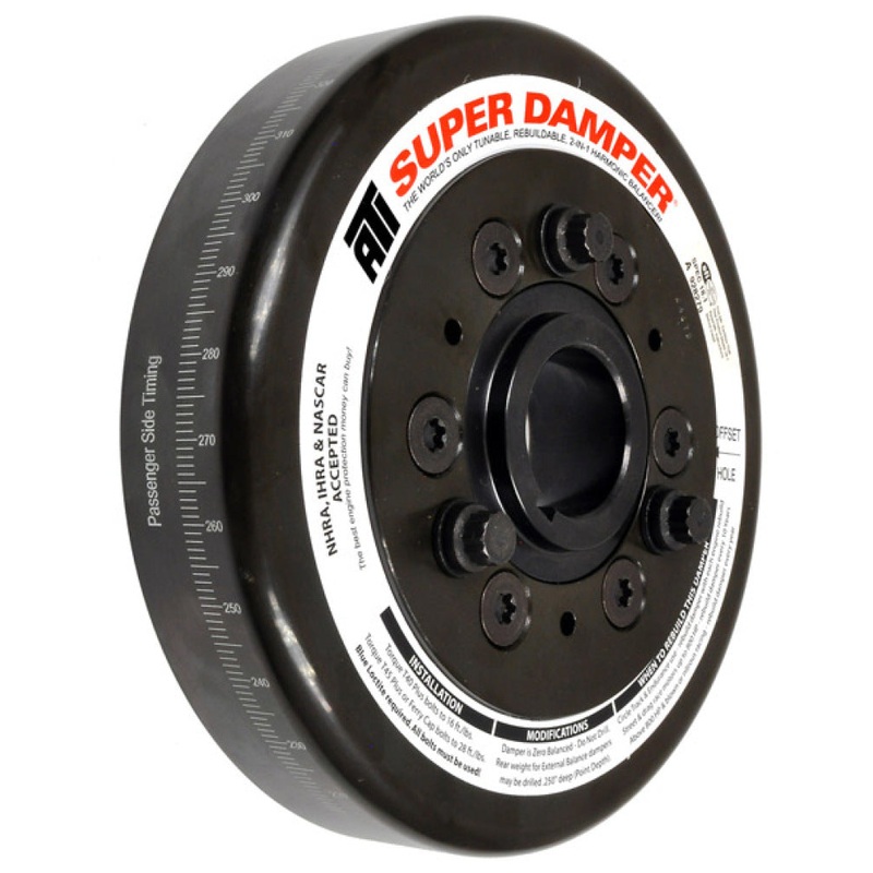 ATI Damper – 7.074in – Steel – Ford – 332-428 – Fe – Chevy Frt – 3 Ring