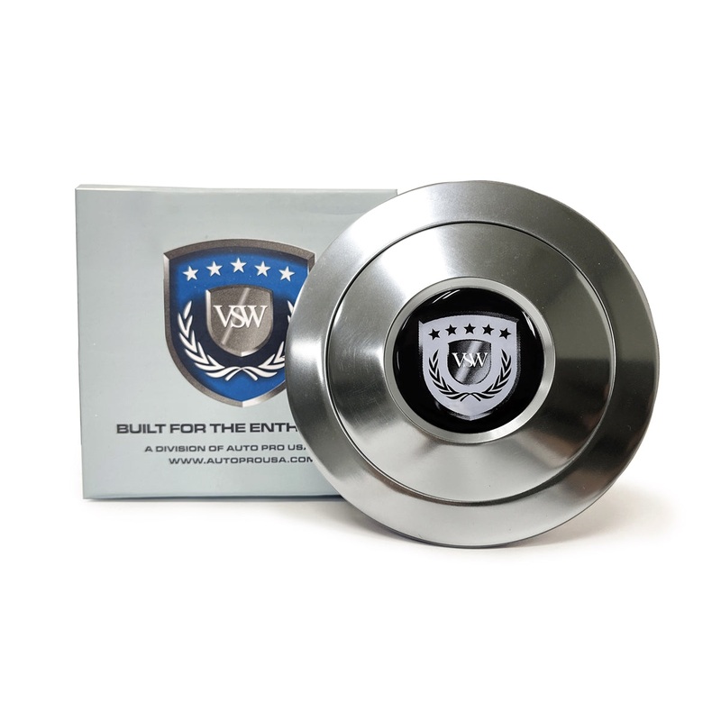 VSW S9 | Chrome VSW Emblem | Premium Horn Button | STEVSWSIL-21